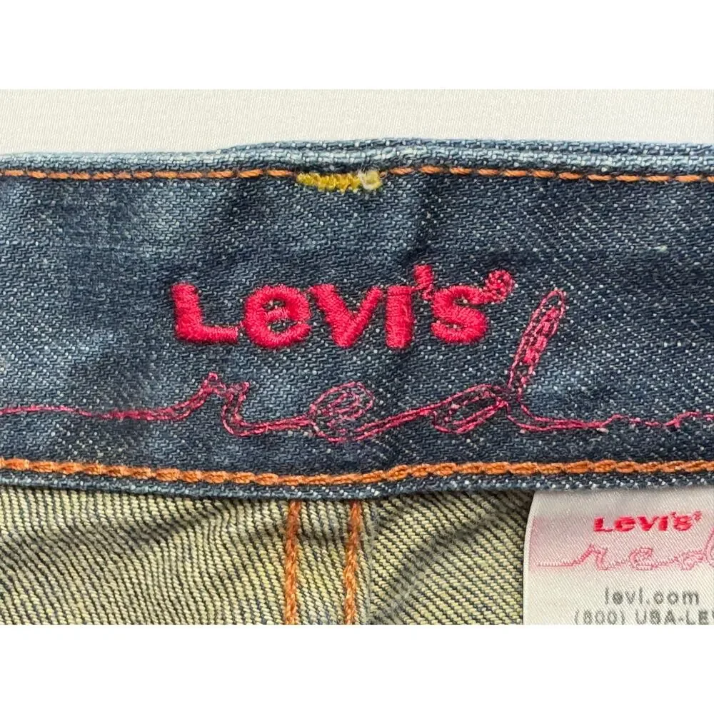Rare‎ Levi's Red Men's Slim Straight Leg Blue Denim Jeans - Size 29x30*